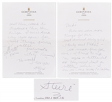 Stevie Nicks Autograph Letter Signed -- With Epperson COA