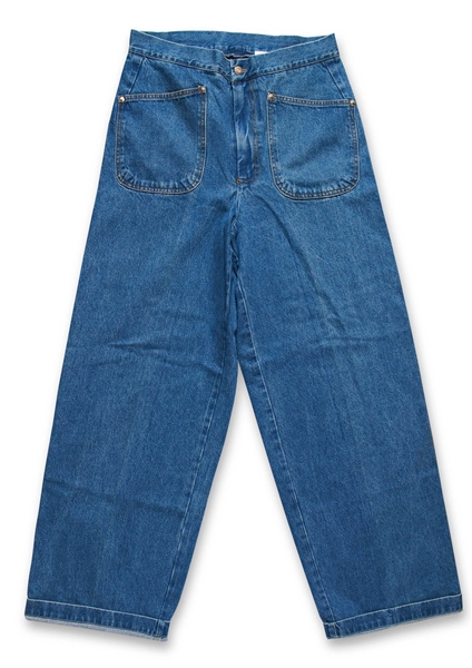 Selena Brand Denim Jeans from 1996 -- Included in Selena Fashion Exhibit ''Ahora y Nunca'' Featured in ''Vogue'' Magazine