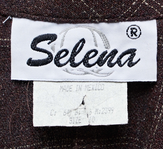 Selena Brand Women's Suit from 1996 -- Included in Selena Fashion Exhibit ''Ahora y Nunca'' Featured in ''Vogue'' Magazine