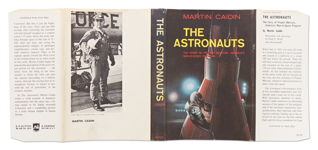 Mercury 7 Crew-Signed First Edition of ''The Astronauts'' -- Signed by All 7 Mercury Astronauts Without Inscription and With Steve Zarelli COA