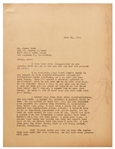 Jane Deacy Letter to James Dean from 1954 -- ...I miss you very, very much. Life is very monotonous without that Dean boy calling...