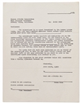 Draft Contract Between James Dean, Famous Artists and Jane Deacy
