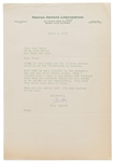 Letter from Dick Clayton to Jane Deacy Regarding James Dean Filming Rebel Without a Cause -- ...the picture started shooting at the Planetarium on Tuesday...