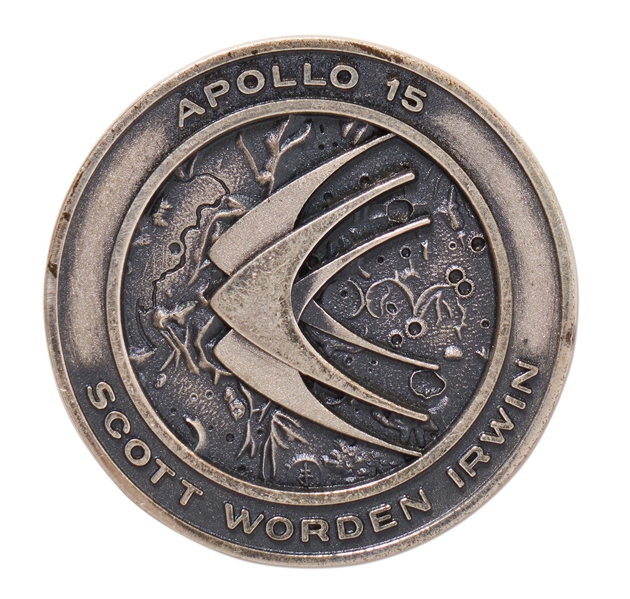 Apollo 15 Flown Robbins Medallion -- Serial #87 From the Personal Collection of Astronaut Story Musgrave and With His LOA