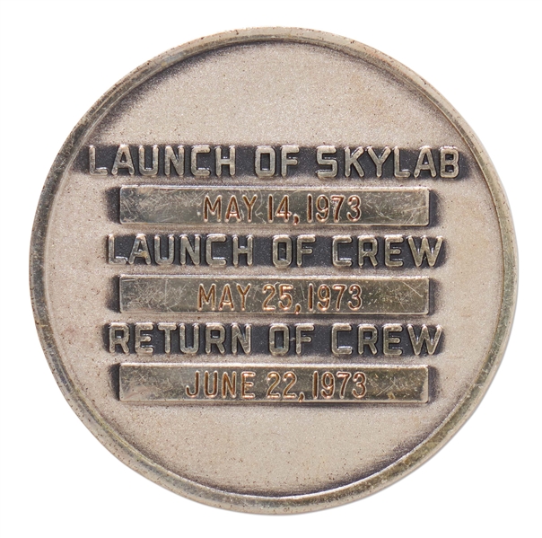 Flown Robbins Medallion from Skylab I -- From the Personal Collection of Astronaut Story Musgrave and With His LOA