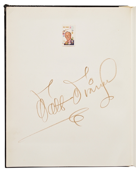 Walt Disney Signed Illustrated Copy of ''Living Desert'' -- Without Inscription -- With Phil Sears COA