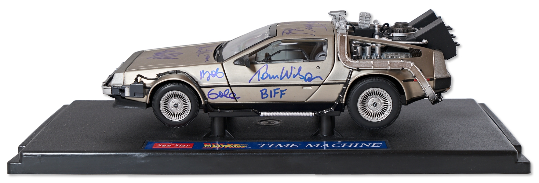 ''Back to the Future'' Cast-Signed DeLorean Including Michael J. Fox Signature