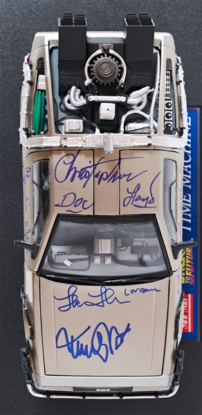 ''Back to the Future'' Cast-Signed DeLorean Including Michael J. Fox Signature