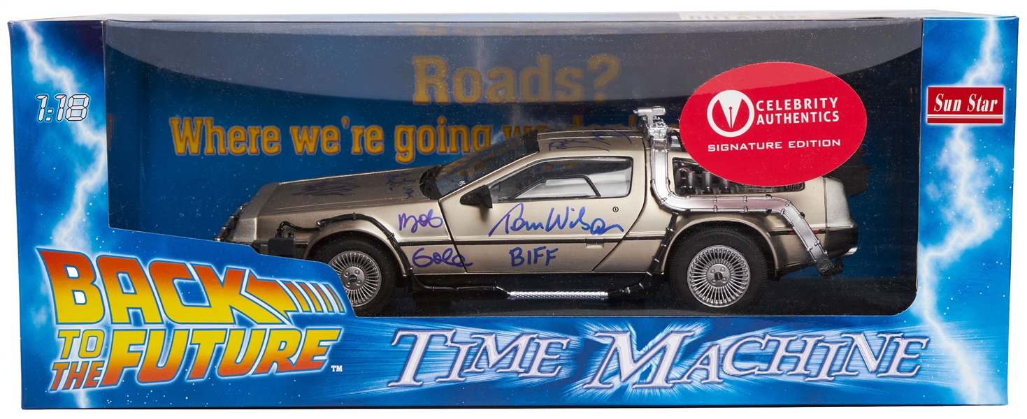 ''Back to the Future'' Cast-Signed DeLorean Including Michael J. Fox Signature