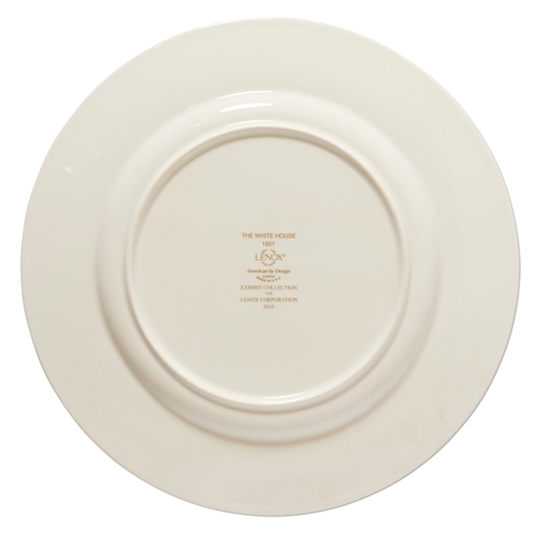 Harry Truman White House Dinner Plate China from the Lenox Exhibit Collection