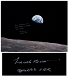 Frank Borman Signed Copy of the Apollo 8 Flight Plan, With His Christmas Message