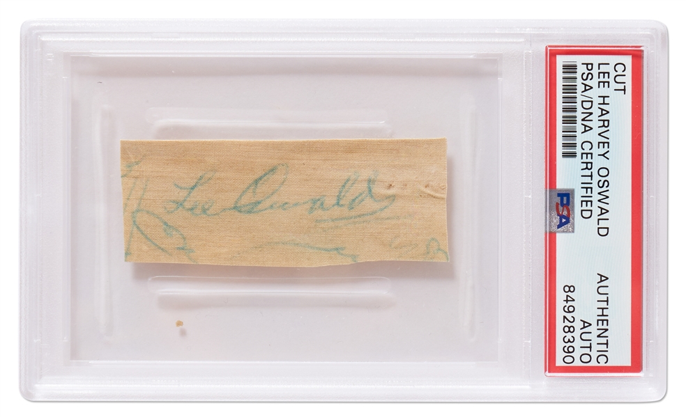 Lee Harvey Oswald Signature, Encapsulated by PSA/DNA