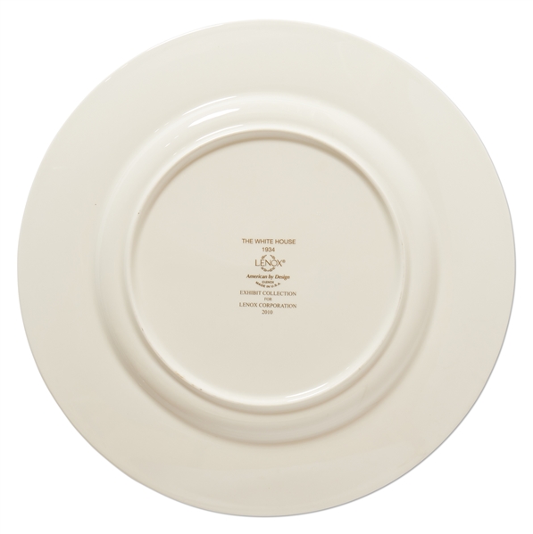 Franklin D. Roosevelt White House Dinner Plate China from the Lenox Exhibit Collection