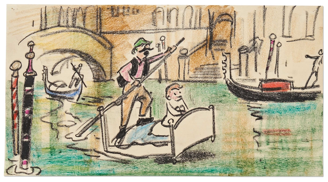 ''Bedknobs and Broomsticks'' Storyboard Artwork -- From the Estate of  Producer Bill Walsh