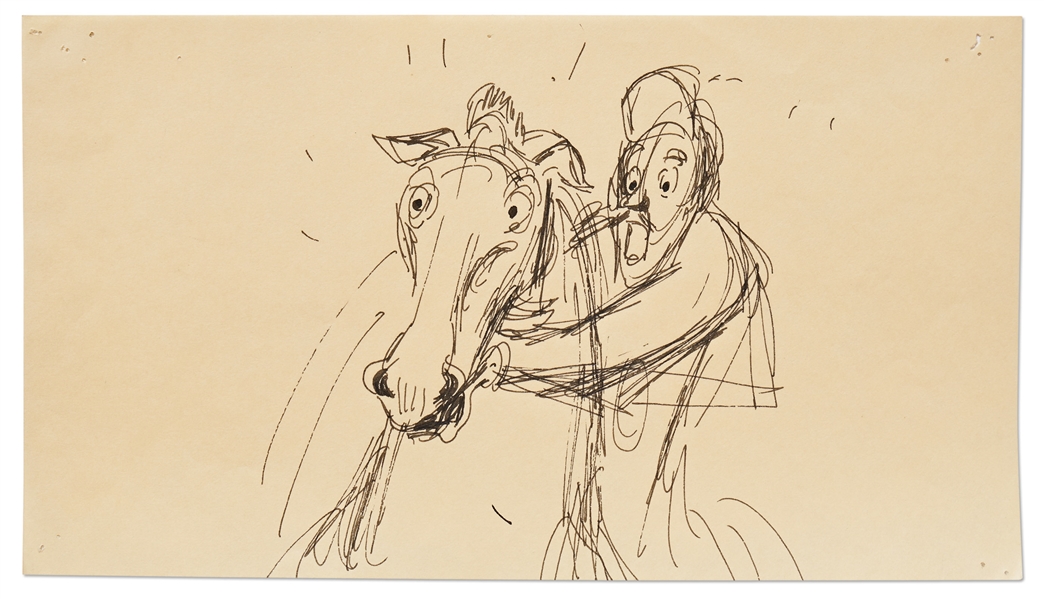 ''Mary Poppins'' Storyboard Artwork -- From the Horse Race Scene