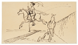 Mary Poppins Storyboard Artwork -- From the Horse Race Scene