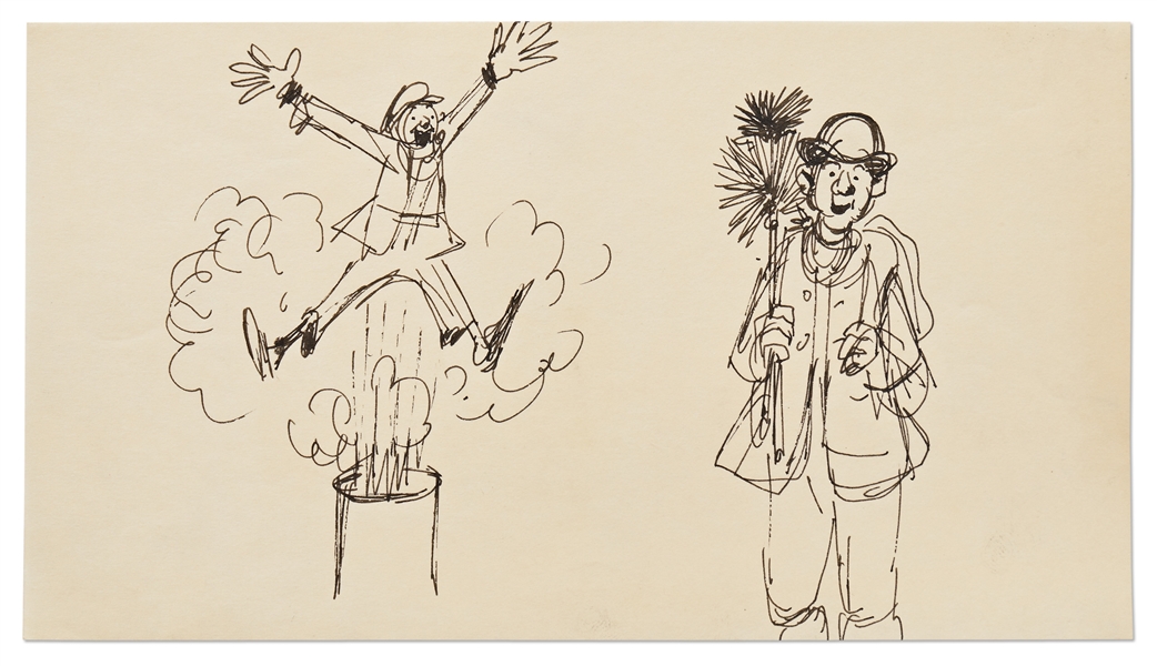 ''Mary Poppins'' Storyboard Artwork -- From the ''Chim Chim Cheree'' Sequence