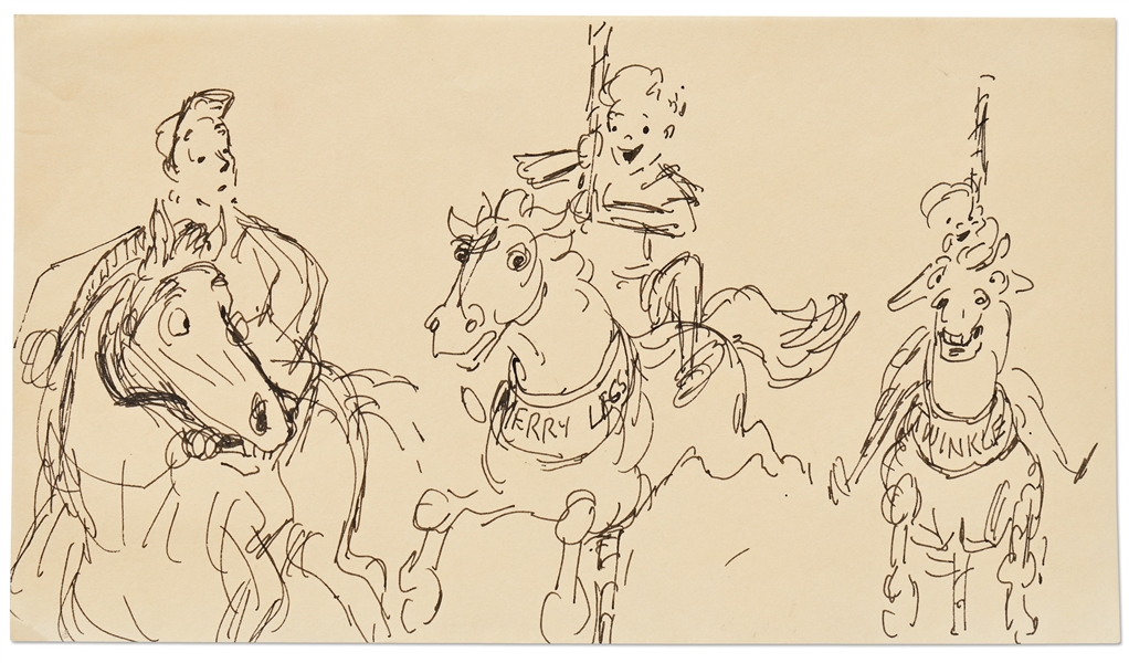 ''Mary Poppins'' Storyboard Artwork -- From the Horse Race Scene