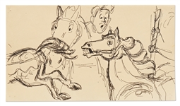 Mary Poppins Storyboard Artwork -- From the Horse Racing Scene