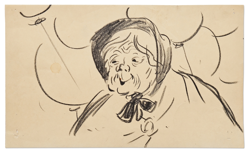 ''Mary Poppins'' Storyboard Artwork -- The Bird Woman