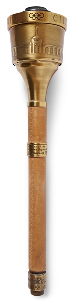 Olympic Relay Torch Used in the 1984 Los Angeles Summer Games