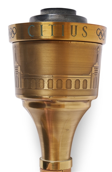 Olympic Relay Torch Used in the 1984 Los Angeles Summer Games