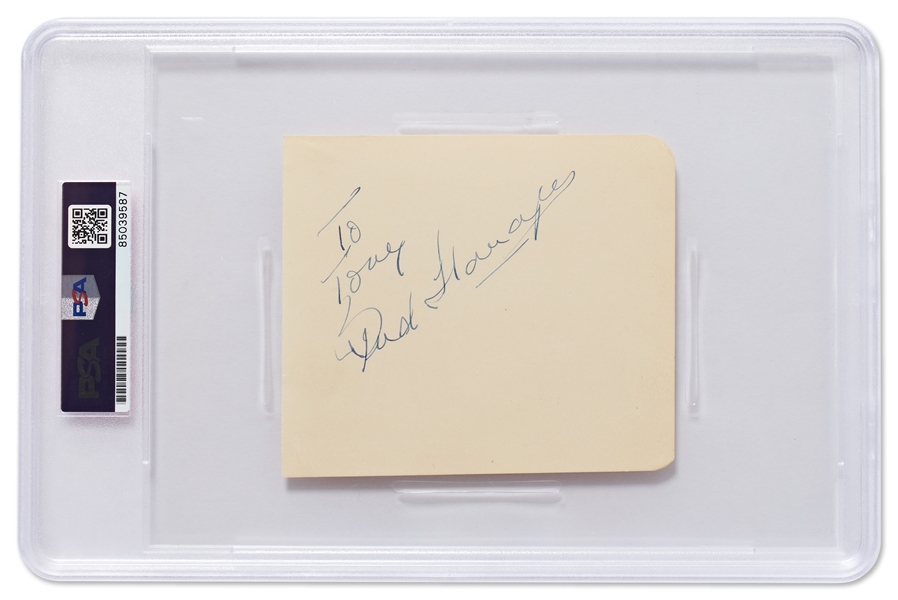 Audrey Hepburn Vintage Signature -- Encapsulated by PSA/DNA