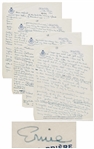 Ernest Hemingway Autograph Letter Twice-Signed and Additionally Initialed Three Times -- I am having the original MSS of A Farewell to Arms and For Whom the Bell Tolls ...appraised.