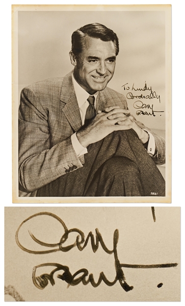 Cary Grant Signed 8'' x 10'' MGM Publicity Photo, Circa 1959