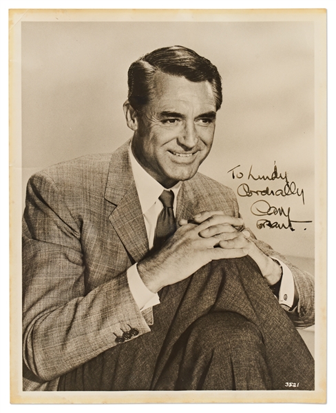 Cary Grant Signed 8'' x 10'' MGM Publicity Photo, Circa 1959