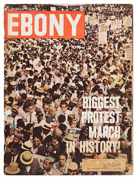 ''Ebony'' Magazine from November 1963 with March on Washington Coverage