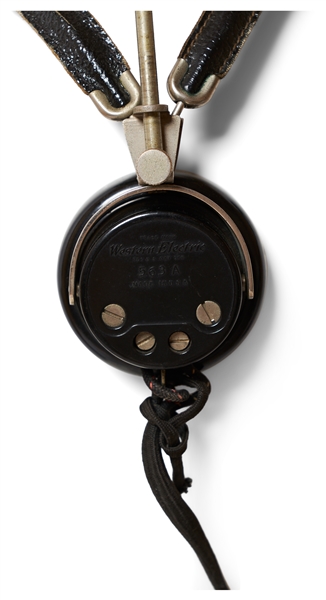 Charles Lindbergh Personally Owned Flight Cap & Headphones -- With Lindbergh Autograph Note Signed, Written to Himself in 1933, Documenting His Ownership -- With JSA COA