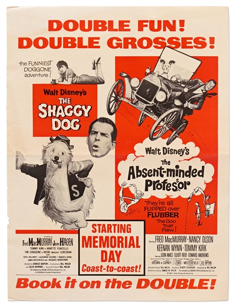 Disney ''The Shaggy Dog'' Original 1958 Movie Script -- From the Estate of ''Mary Poppins'' Screenwriter Bill Walsh