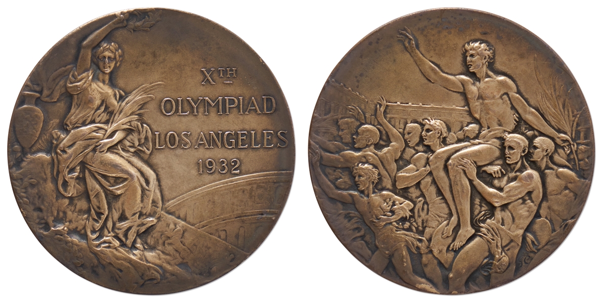 Gold Medal Awarded in the 1932 Summer Olympics, Awarded to U.S. Equestrian Team Member Edwin Argo