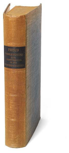 Sigmund Freud Signed German Copy of His ''Introductory Lectures on Psychoanalysis''