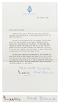 Prince Charles and Princess Diana Signed Thank You Letter for Their Wedding Gift
