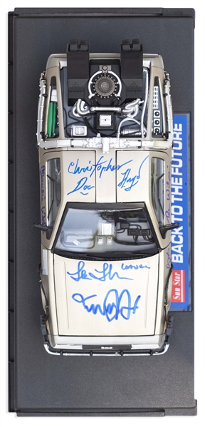 ''Back to the Future'' Cast-Signed DeLorean