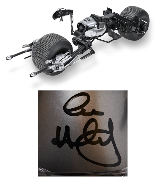 Anne Hathaway Signed Batpod Model from ''The Dark Knight Rises''