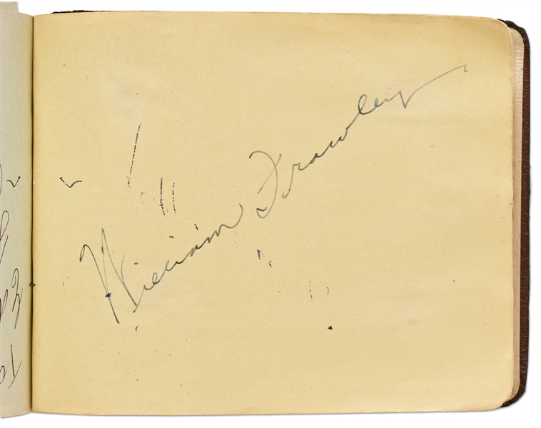 Over 150 Autographs of Music, Movie & Sports Stars -- Includes Signatures of Elvis Presley, Orson Welles, Nat King Cole, John Wayne, Boris Karloff, Fats Waller, Edward G. Robinson, Lou Costello & More