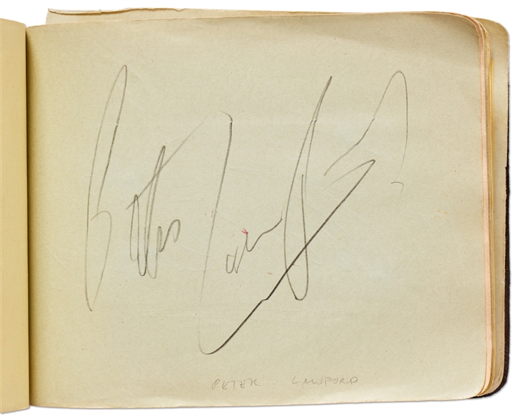 Over 150 Autographs of Music, Movie & Sports Stars -- Includes Signatures of Elvis Presley, Orson Welles, Nat King Cole, John Wayne, Boris Karloff, Fats Waller, Edward G. Robinson, Lou Costello & More