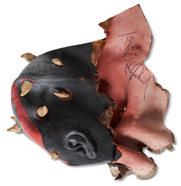 Michael Jackson's Personally Owned & Signed Darth Maul Mask