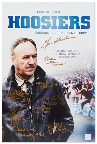 ''Hoosiers'' Cast-Signed 11'' x 17'' Poster