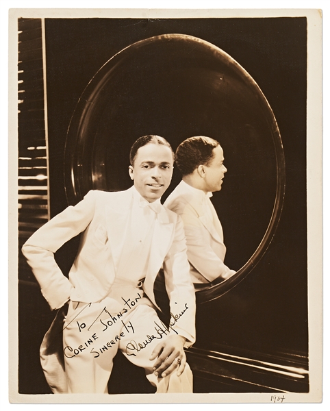 Rare Signed Photo of 1930s Jazz Musician Claude Hopkins -- 8'' x 10''