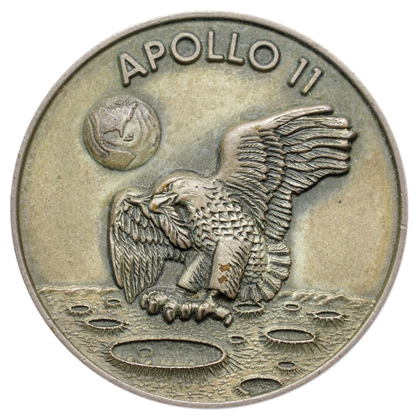 Space-Flown Apollo 11 Robbins Medal Graded MS 65 by NGC -- Originally Owned by Buzz Aldrin