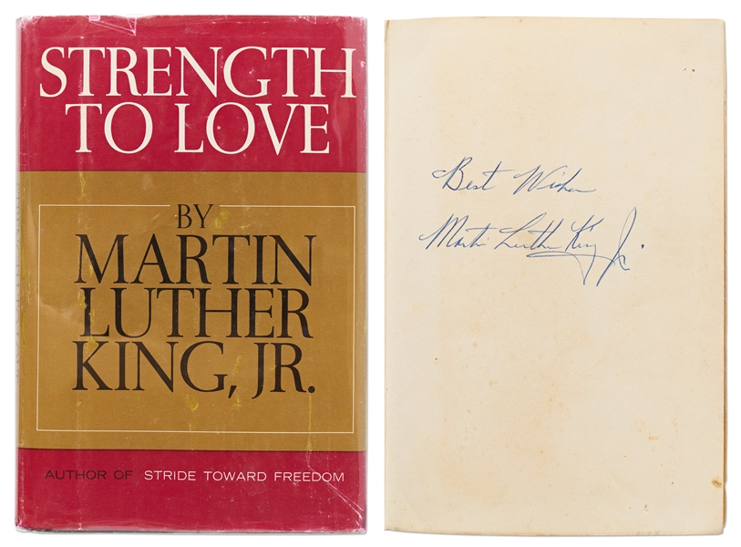 Martin Luther King, Jr. Signed First Edition, First Printing of Strength To Love Without Inscription -- With University Archives COA