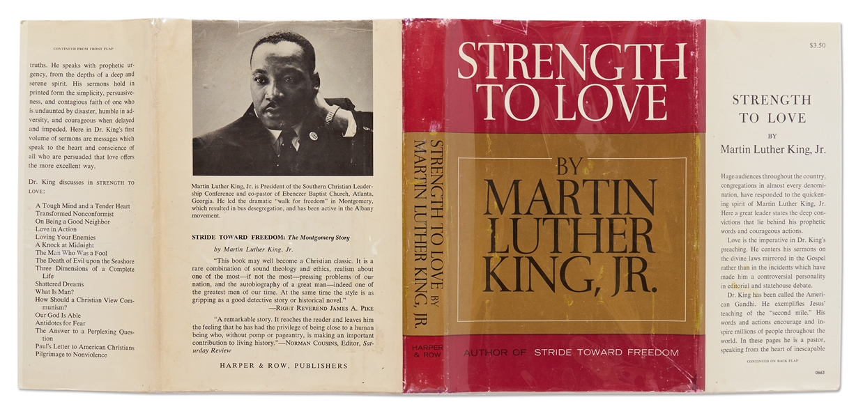 Martin Luther King, Jr. Signed First Edition, First Printing of ''Strength To Love'' Without Inscription -- With University Archives COA