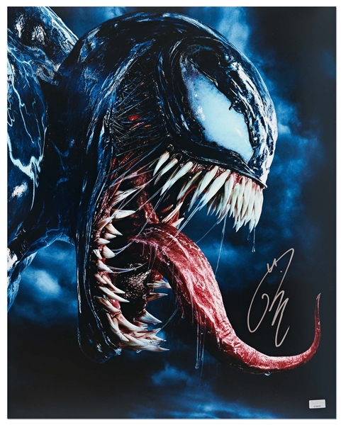 Tom Hardy Signed 16'' x 20'' Photo of ''Venom''
