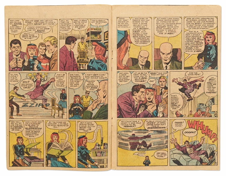 X-Men #1 Comic Book Published by Marvel in September 1963 -- First Appearance of X-Men 