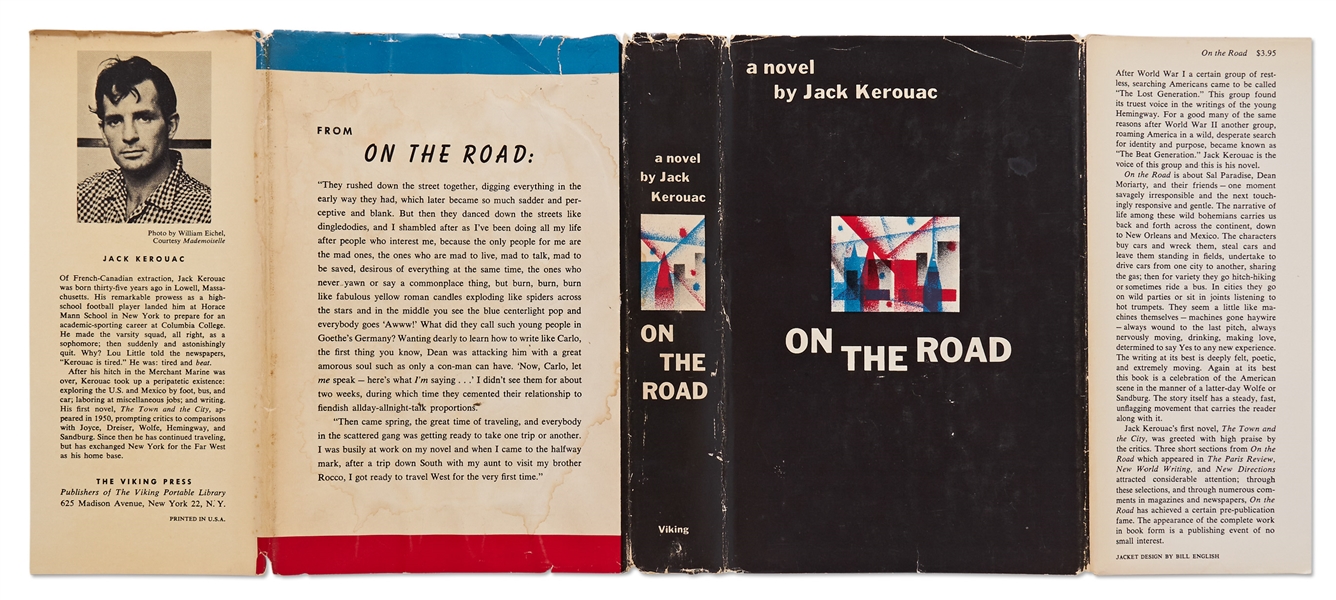 First Edition, First Printing of ''On the Road'' by Jack Kerouac