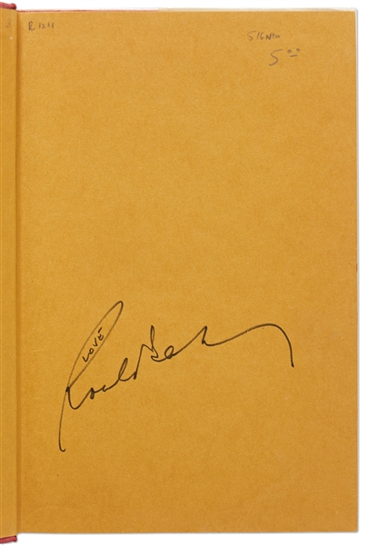 Roald Dahl Signed First Edition of ''Charlie and the Chocolate Factory'' -- Dahl Writes ''LOVE'' Within His Name